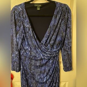 Ralph Lauren Blue Dress Size 12